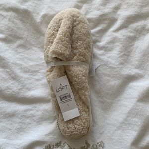 Loft backless slippers